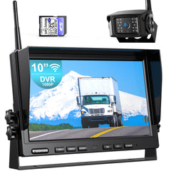 FOOKOO HD 1080P  10-inch Wireless Backup Camera System (DW101SL)