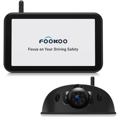 FOOKOO Upgraded 1080P 5-inch Wireless RV Backup Camera system (DW5)