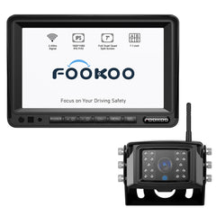 FOOKOO HD 1080P 7-Inch Wireless RV Backup Camera System (DW7)