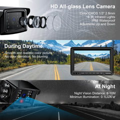 FOOKOO HD 1080P 7-Inch Wireless RV Backup Camera System (DW7)