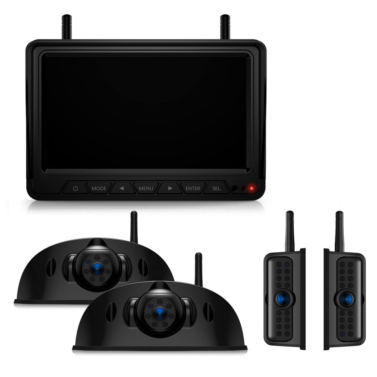 Fookoo HD 7-inch Wireless RV Backup Camera System (DW7Y504)