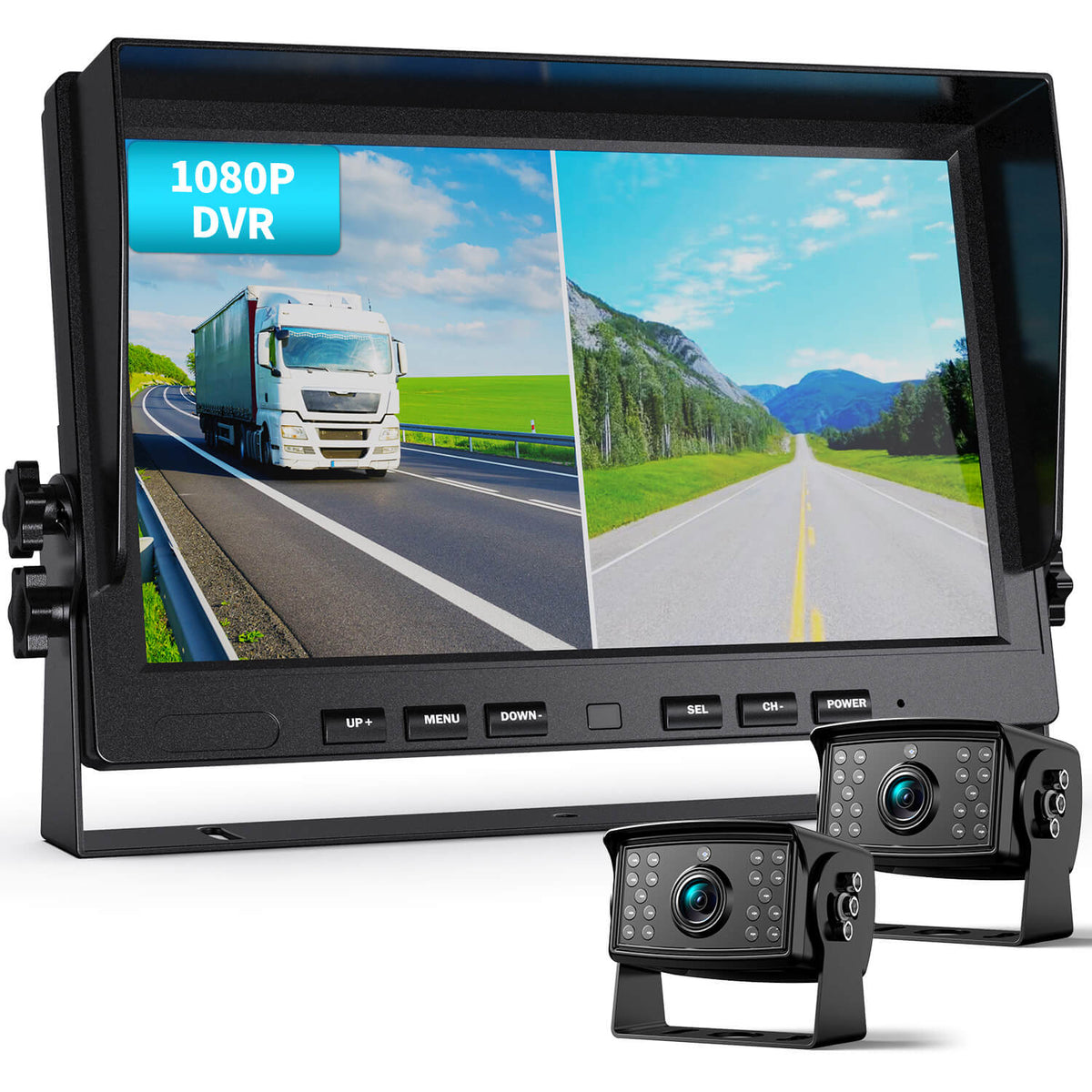 FOOKOO HD 10-Inch Wired Backup Camera System (DY102)