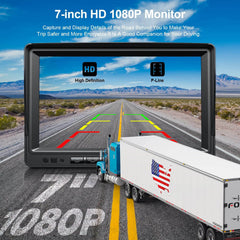 FOOKOO HD 1080P 7-Inch Wired Backup Camera System (DY704)