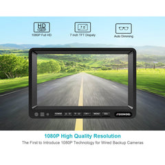 FOOKOO 7” HD Wired Backup Camera System (FHD1)